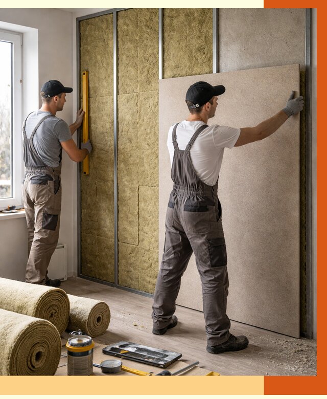 Шумоизоляция стен в Пушкино от 4668 руб/м2 — звукоизоляция стен под ключ | ТепломастерПшк