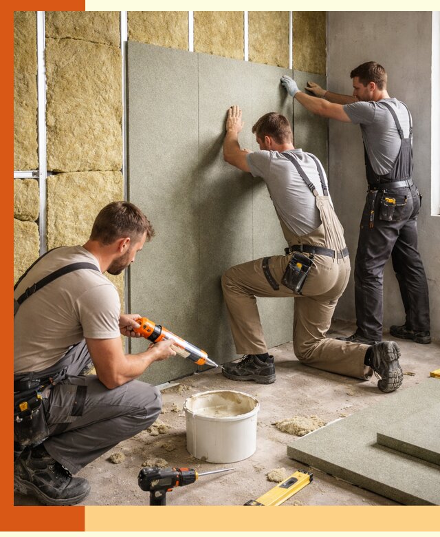 Профессиональная шумоизоляция стен в Пушкино для квартир и домов