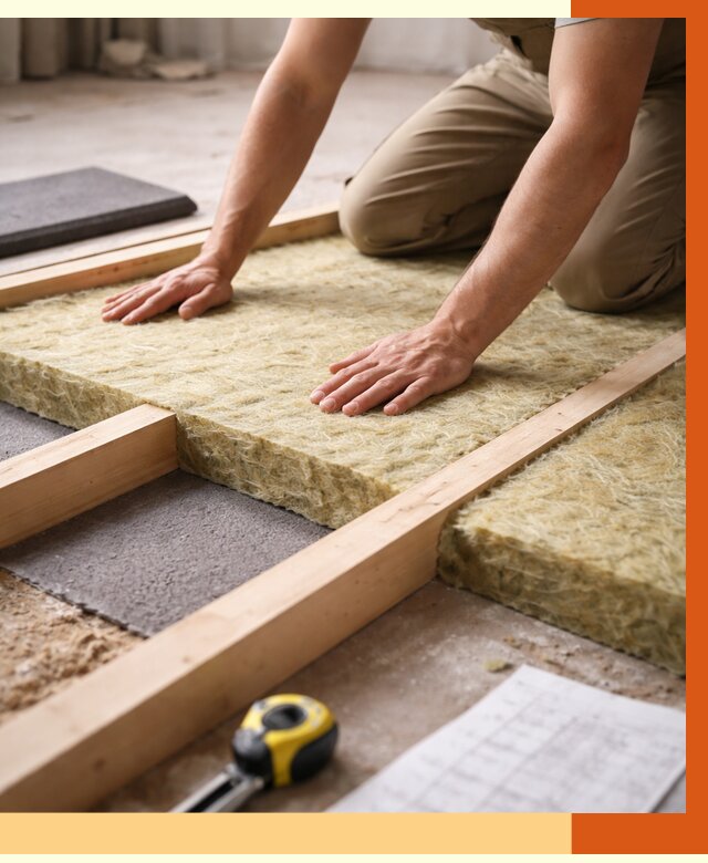 Шумоизоляция пола в Пушкино от 1297 руб./м² — профессиональная звукоизоляция | ТепломастерПшк