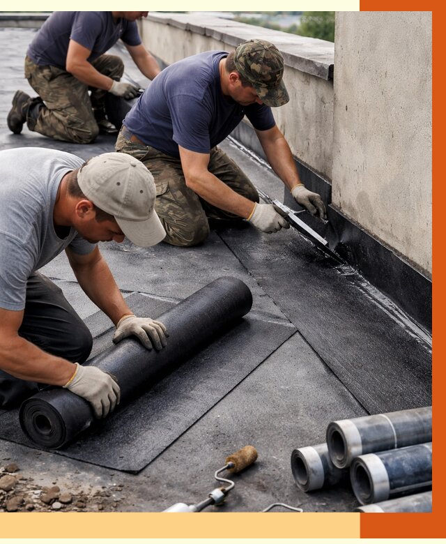 Гидроизоляция кровли в Пушкино от 4668 руб. — профессиональная гидроизоляция крыши | ТепломастерПшк