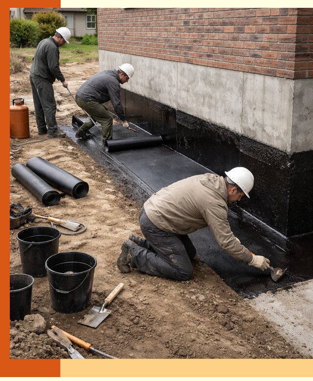 Гидроизоляция фундамента в Пушкино: надежная защита строений