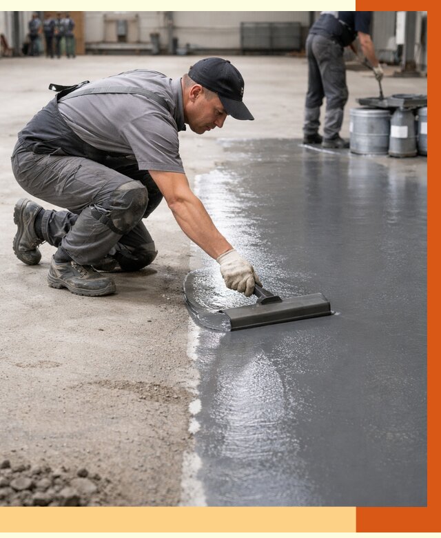 Гидроизоляция промышленного пола в Пушкино от 1245 руб./м2 — ТепломастерПшк специалисты под ключ