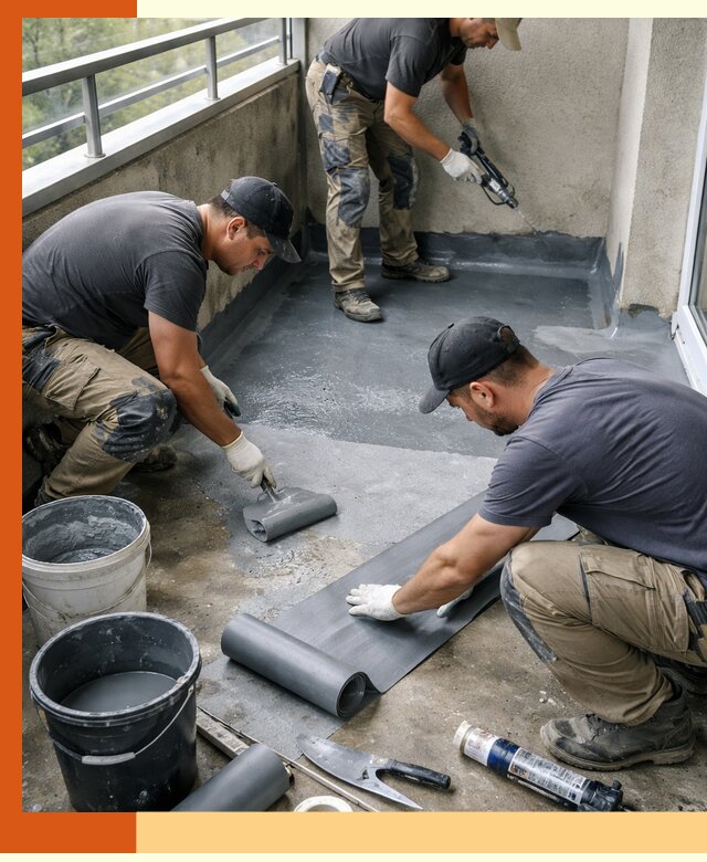 Гидроизоляция балкона в Пушкино: надежная защита от протечек