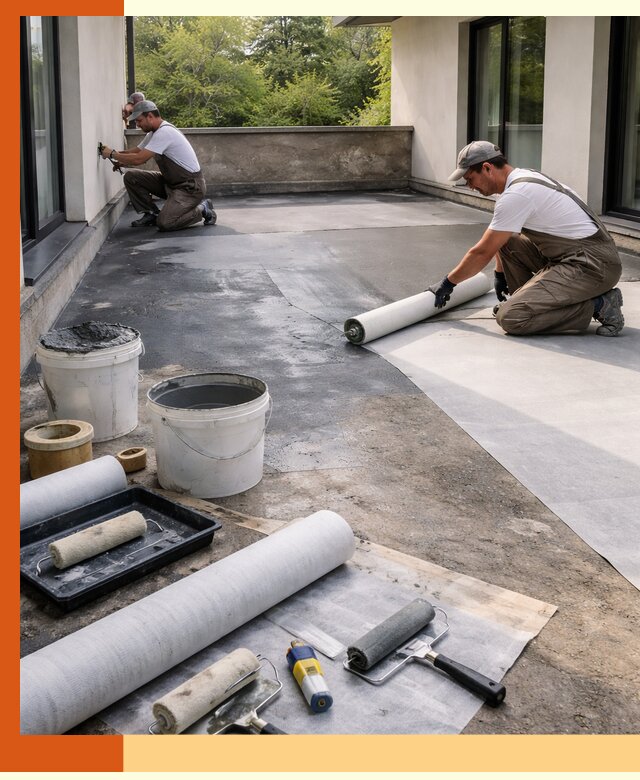 Гидроизоляция террасы в Пушкино — надежная защита от влаги и протечек