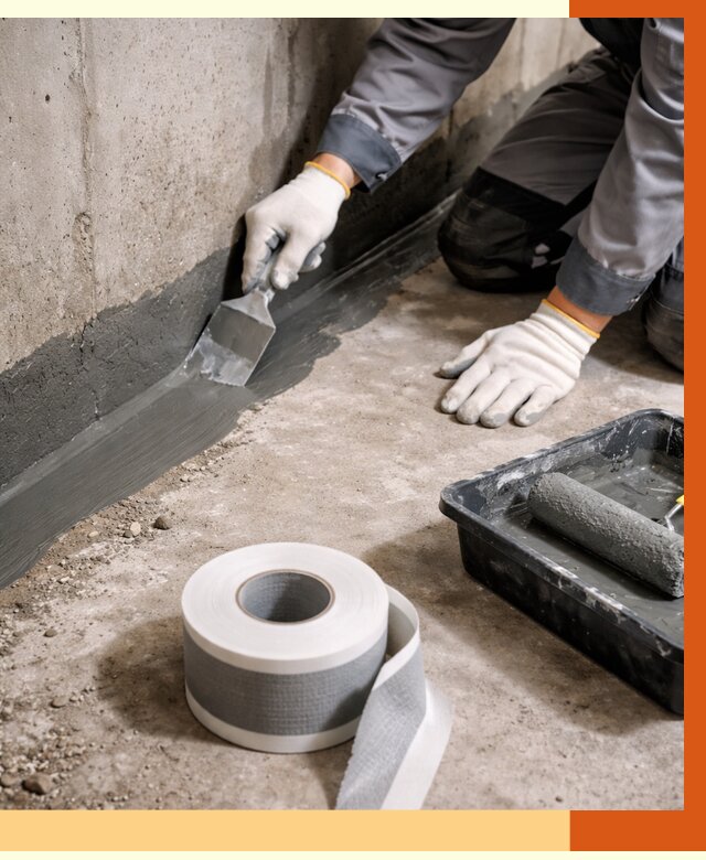 Гидроизоляция швов и герметизация стыков в Пушкино от 1297 руб. | ТепломастерПшк