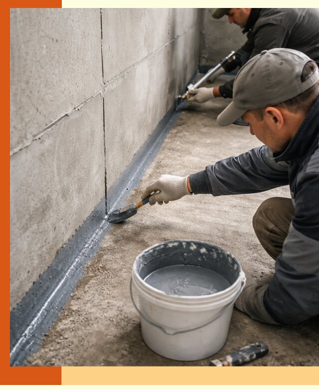 Гидроизоляция швов зданий и конструкций в Пушкино