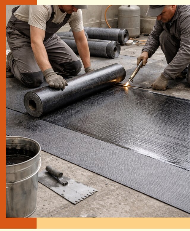 Монтаж гидроизоляционной мембраны в Пушкино для зданий и конструкций
