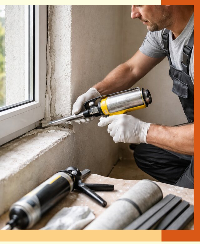 Герметизация стыков и примыканий в Пушкино от 1245 руб. под ключ | ТепломастерПшк