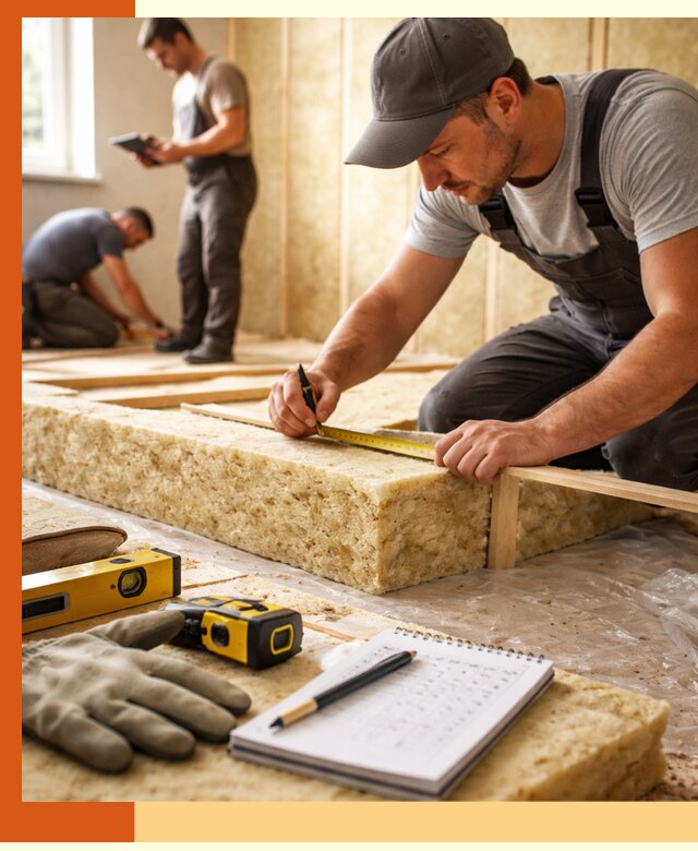 Расчет толщины утеплителя для зданий и помещений в Пушкино