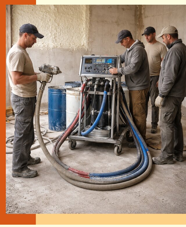 Аренда установки для напыления ППУ в Пушкино на выгодных условиях